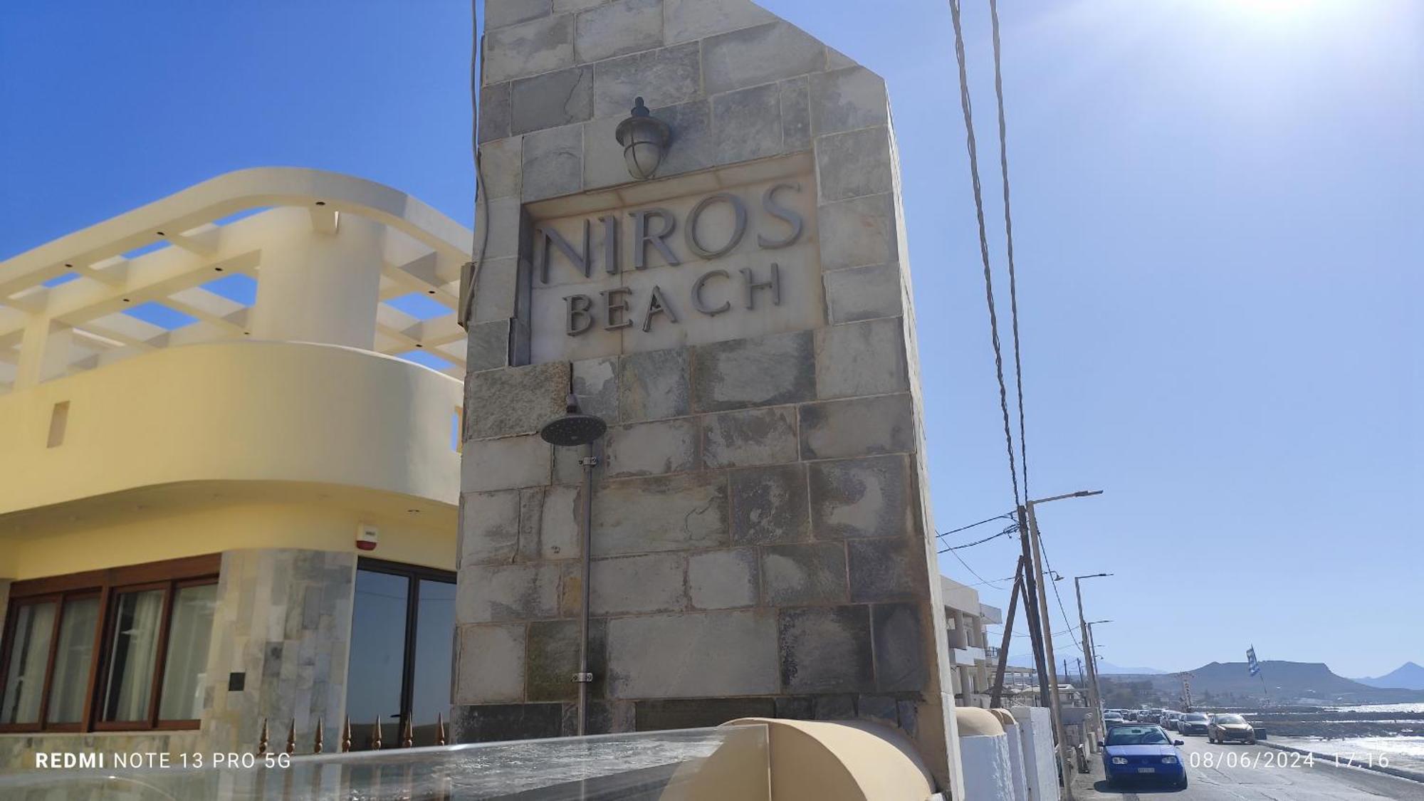Niros Beachfront Aparthotel Kokkini Hani Екстериор снимка